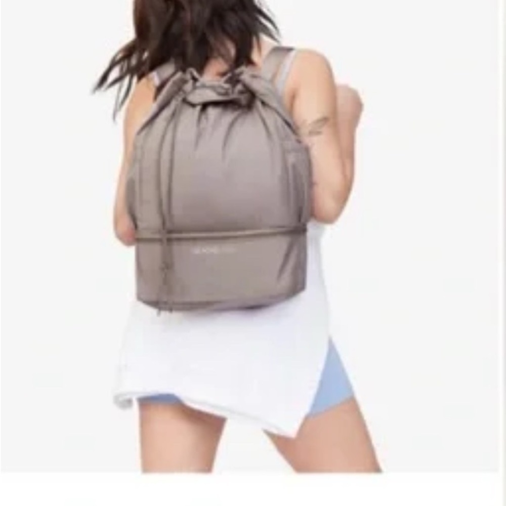Beyond Yoga Tan Backpack Versatile and Stylish